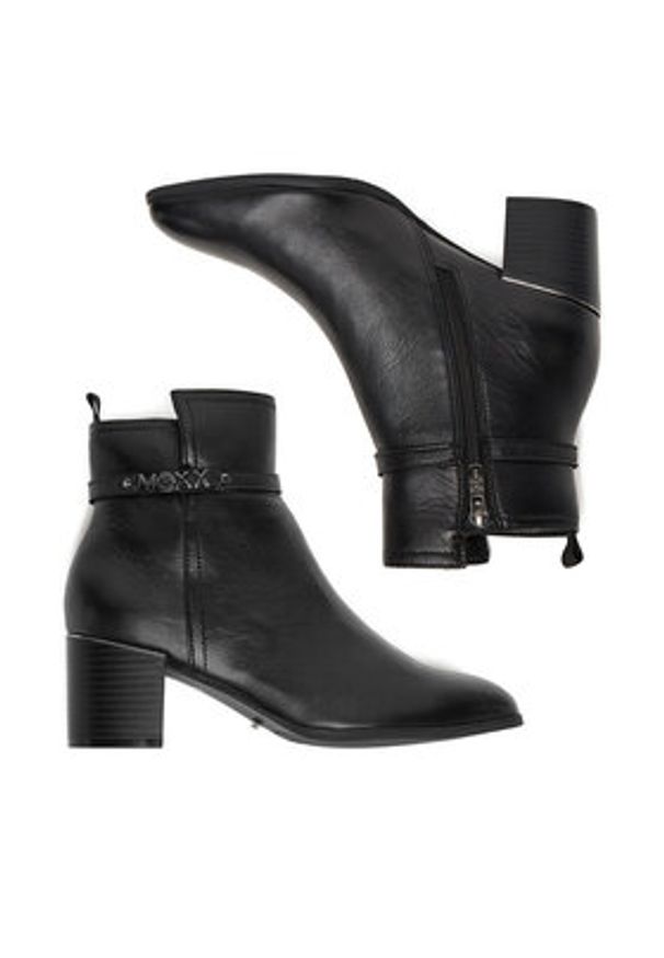 MEXX Botki CEO-MX/034C-WB Czarny. Kolor: czarny. Materiał: skóra