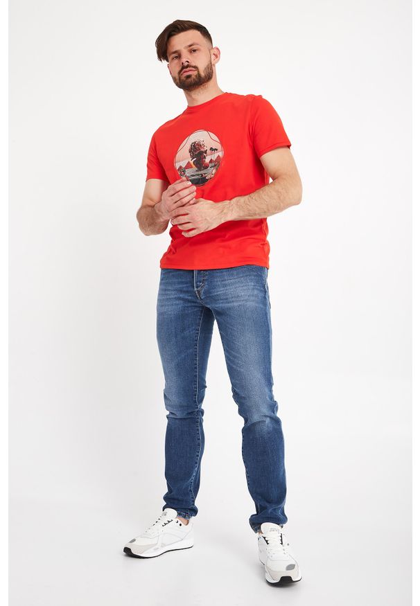 T-shirt Just Cavalli elegancki