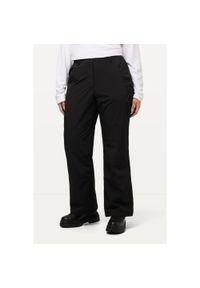 ULLA POPKEN - Damskie Funkcyjne spodnie termiczne wodoodporne pochodzące z recyklingu. Kolekcja: plus size. Kolor: czarny. Materiał: poliester, materiał, elastan. Sezon: zima. Sport: narciarstwo #1