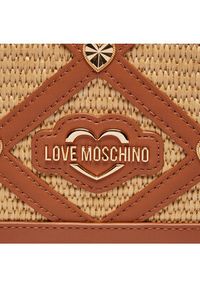 Love Moschino - LOVE MOSCHINO Torebka JC4310PP0IKO110A Brązowy. Kolor: brązowy. Materiał: skórzane