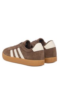 Adidas - adidas Sneakersy Vl Court 3.0 KJ1801 Brązowy. Kolor: brązowy. Materiał: skóra, zamsz #5