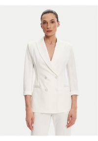 Imperial Marynarka JU25JAW Écru Slim Fit. Materiał: syntetyk #1