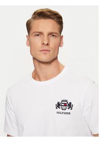 TOMMY HILFIGER - Tommy Hilfiger T-Shirt MW0MW38076 Biały Regular Fit. Kolor: biały. Materiał: bawełna #3