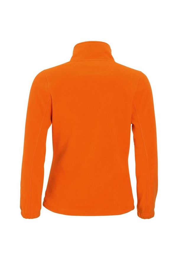 SOL'S - Damski Polar North Bluza Polarowa Na Zamek. Kolor: pomarańczowy, wielokolorowy, żółty. Materiał: polar. Sezon: zima. Styl: sportowy