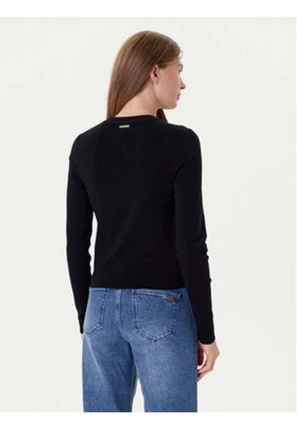 MICHAEL Michael Kors Kardigan MT5617W4VR Czarny Slim Fit. Kolor: czarny. Materiał: wełna