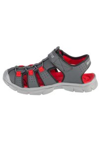 skechers - Sandały chłopięce, Relix Sandal. Kolor: szary