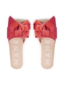 Manebi Espadryle Sandals With Bow R 3.3 J0 Pomarańczowy. Kolor: pomarańczowy. Materiał: skóra, zamsz