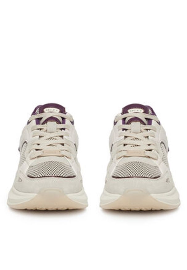 MEXX Sneakersy MI001013951W Beżowy. Kolor: beżowy. Materiał: zamsz, skóra