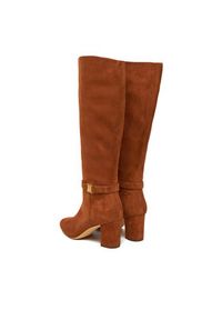 Lauren Ralph Lauren - LAUREN RALPH LAUREN Kozaki Kellie 802967843002 Brązowy. Kolor: brązowy. Materiał: zamsz, skóra