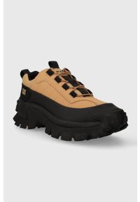 CATerpillar - Caterpillar sneakersy INTRUDER GALOSH WP kolor beżowy P110836. Zapięcie: sznurówki. Kolor: beżowy. Materiał: guma. Obcas: na platformie #5