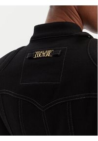 Versace Jeans Couture Kurtka jeansowa 80HAS458 DT037 Czarny Slim Fit. Kolor: czarny. Materiał: bawełna #4