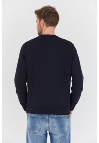 Armani Exchange - ARMANI EXCHANGE Granatowa męska bluza, Rozmiar L. Kolor: niebieski