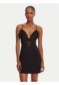 Elisabetta Franchi Sukienka koktajlowa AB72952E2-V460 Czarny Slim Fit. Kolor: czarny. Materiał: syntetyk. Styl: wizytowy