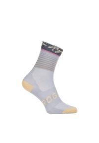 ROGELLI - Skarpetki rowerowe damskie Rogelli Impress funkcyjne. Kolor: żółty, szary, wielokolorowy, czarny. Sport: kolarstwo #1