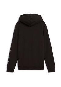 Bluza z kapturem Puma Ess Logo Lab Execution Hoodie Tr B, Dzieci. Typ kołnierza: kaptur. Kolor: czarny. Materiał: bawełna, materiał