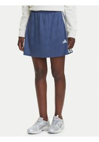 Adidas - adidas Spódnica mini Stadium 3-Stripes Tennis Inspired Jacquard JV5632 Niebieski Regular Fit. Kolor: niebieski. Materiał: syntetyk