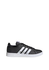 Buty sportowe Casual Męskie Adidas Grand Court Base Beyond Czarny. Okazja: na co dzień. Kolor: biały, czarny, wielokolorowy. Materiał: materiał, skóra ekologiczna #1