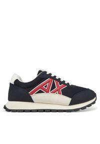 Armani Exchange Sneakersy XUX263 XV942 U661 Granatowy. Kolor: niebieski. Materiał: materiał