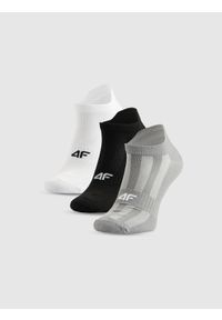 4f - 4F Skarpetki treningowe przed kostkę (3-pack) damskie - multikolor 39-42. Kolor: wielokolorowy. Materiał: włókno, syntetyk, materiał, elastan. Sport: kolarstwo, fitness #1