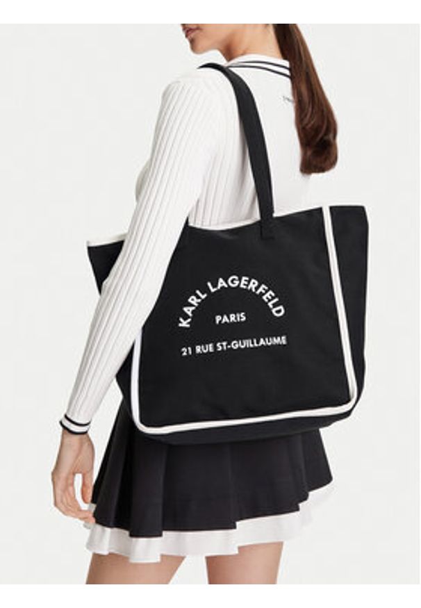 Karl Lagerfeld - KARL LAGERFELD Torebka A3W50018 Czarny. Kolor: czarny