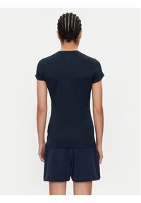 Helly Hansen Koszulka techniczna W Hh Tech T-Shirt 48373 Granatowy Slim Fit. Kolor: niebieski. Materiał: syntetyk