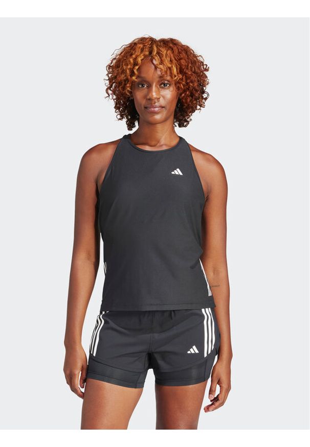 Adidas - adidas Koszulka techniczna Own The Run IN8317 Czarny Regular Fit. Kolor: czarny. Materiał: syntetyk. Sport: bieganie