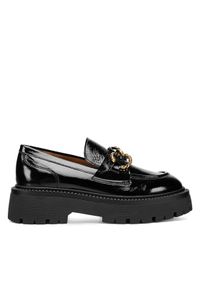 Eva Minge Półbuty BASMA-3473 Czarny. Kolor: czarny. Materiał: lakier, skóra #1