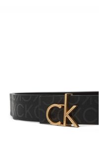 Calvin Klein Pasek Damski Ck Buckle Reversible Belt 30Mm Mono LV04F7038G Czarny. Kolor: czarny. Materiał: skóra #3