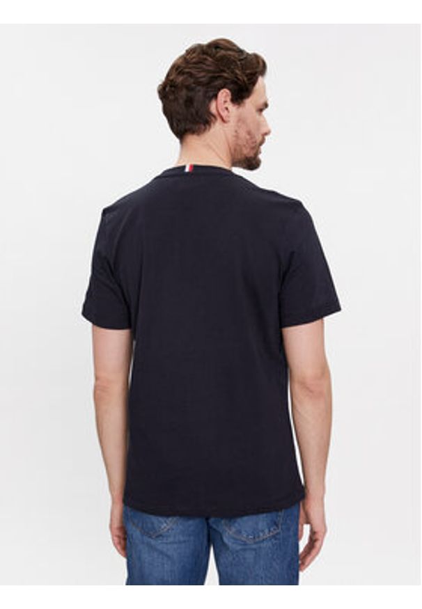 TOMMY HILFIGER - Tommy Hilfiger T-Shirt MW0MW37859 Granatowy Regular Fit. Kolor: niebieski. Materiał: bawełna