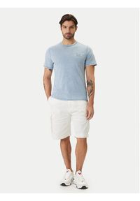 Guess Jeans T-Shirt M6GI55 KCTG1 Niebieski Slim Fit. Kolor: niebieski. Materiał: bawełna #3