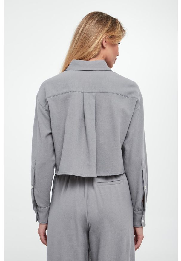 Marella - Koszula damska wełniana Livia MARELLA MONOCHROME. Materiał: wełna