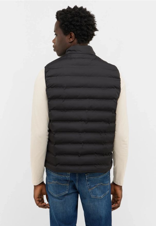 Męski Bezrękawnik Mustang Style Dublin Jet Black 1016888 4188 Kamizelka. Długość rękawa: bez rękawów