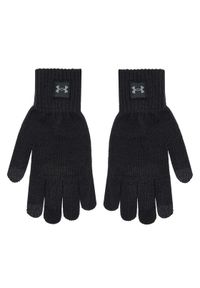 Under Armour Rękawiczki Męskie UA Halftime Gloves 1373157-003 Czarny. Kolor: czarny. Materiał: materiał