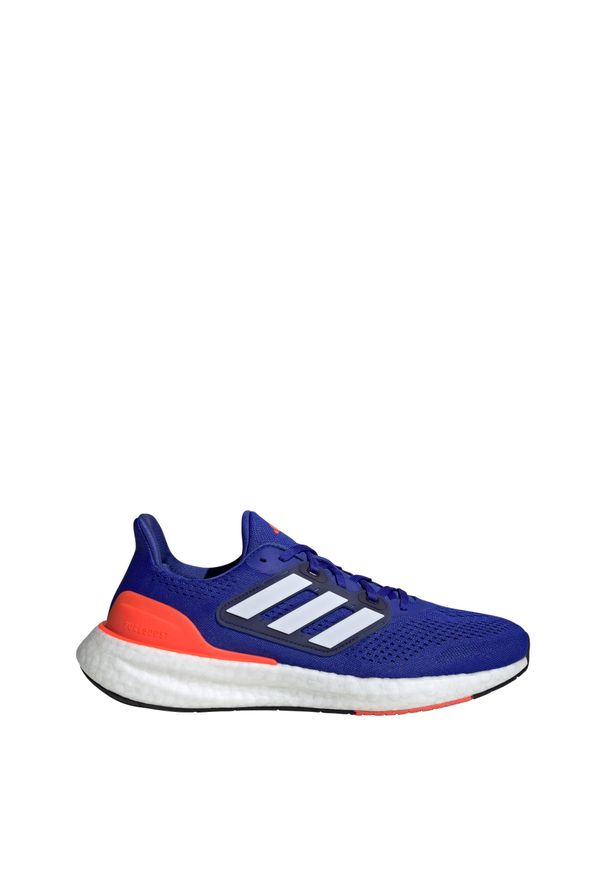 Adidas - Buty Pureboost 23. Kolor: czerwony, niebieski, wielokolorowy, biały. Materiał: materiał. Sport: bieganie