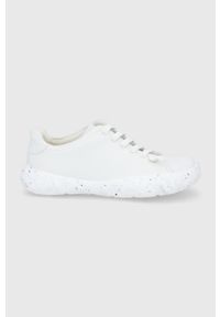 Camper buty skórzane Peu Stadium kolor biały. Nosek buta: okrągły. Kolor: biały. Materiał: skóra. Obcas: na obcasie. Wysokość obcasa: niski #1