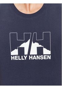 Helly Hansen T-Shirt Nord Graphic 62978 Granatowy Regular Fit. Kolor: niebieski. Materiał: bawełna #4