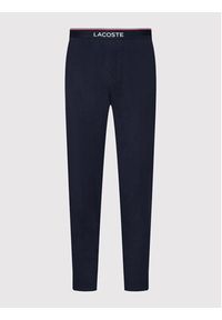 Lacoste Piżama 4H9925 Granatowy Regular Fit. Kolor: niebieski. Materiał: bawełna #2