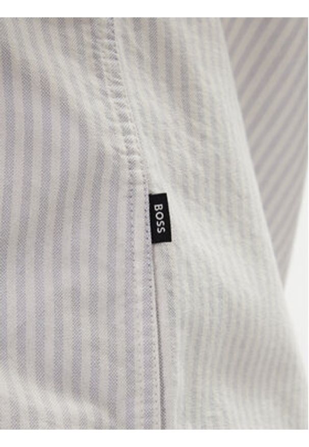 BOSS Koszula H-ROAN 50556069 Fioletowy Regular Fit. Kolor: fioletowy. Materiał: bawełna