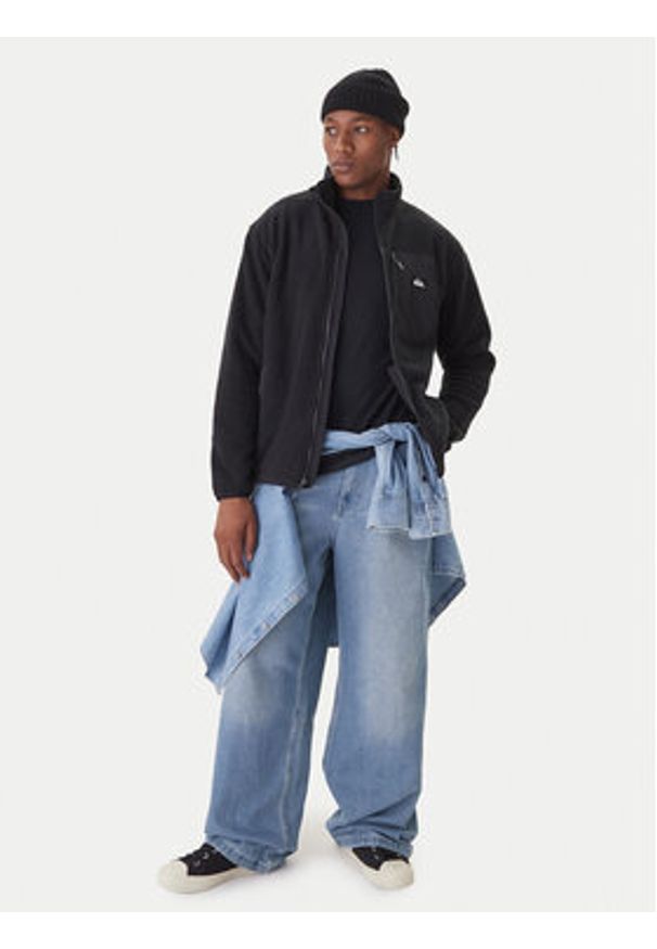 Quiksilver Bluza EQYPF03066 Czarny Regular Fit. Kolor: czarny. Materiał: syntetyk