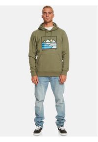 Quiksilver Bluza Landscape Lines Otlr EQYFT04832 Khaki Regular Fit. Kolor: brązowy. Materiał: bawełna #2