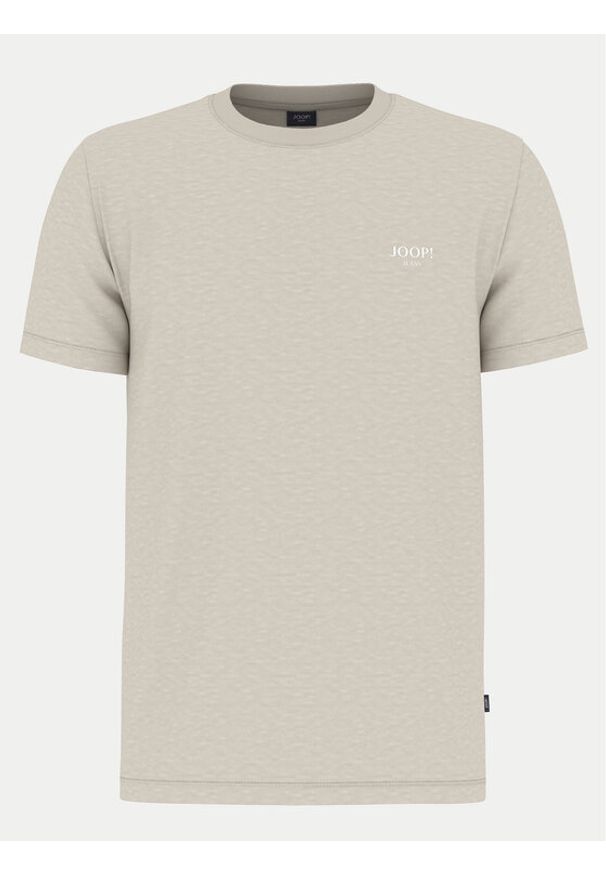 JOOP! Jeans T-Shirt 30027746 Beżowy Modern Fit. Kolor: beżowy. Materiał: bawełna