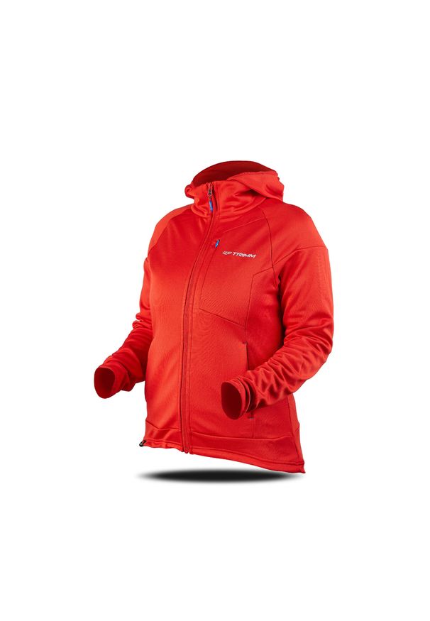 TRIMM - Bluza Trimm BART LADY. Kolor: czerwony. Sezon: zima. Sport: narciarstwo