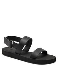 Giuseppe Zanotti Sandały EU30023 Czarny. Kolor: czarny. Materiał: skóra