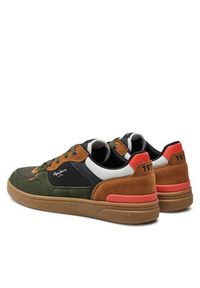 Pepe Jeans Sneakersy Kore Skate M PMS00027 Khaki. Kolor: brązowy. Materiał: zamsz, skóra. Sport: skateboard #5