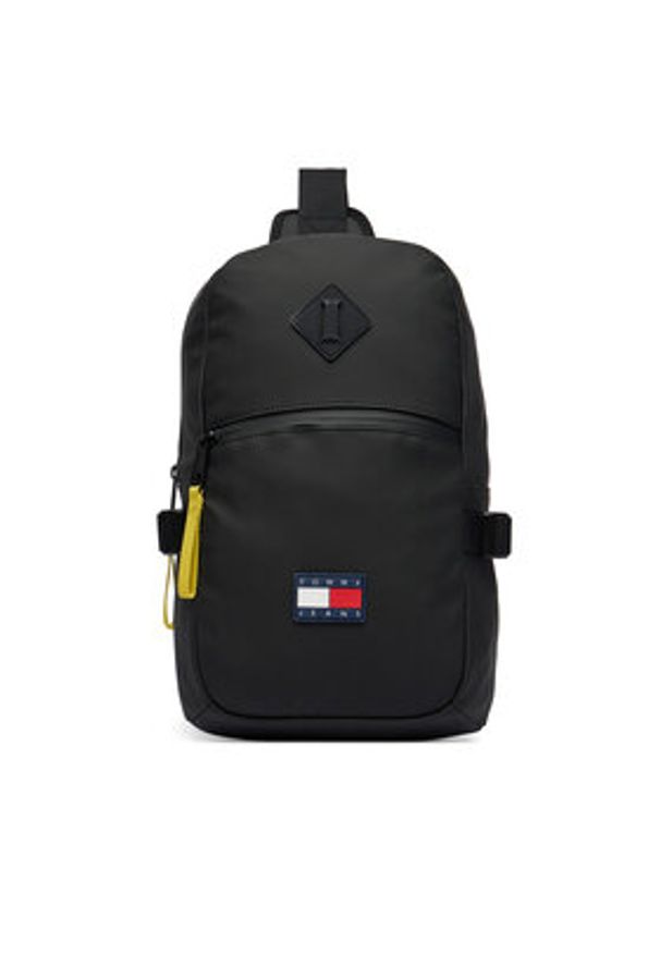 Tommy Jeans Saszetka Tjm Daily Elevated Sling Bag AM0AM14216 Czarny. Kolor: czarny. Materiał: skóra