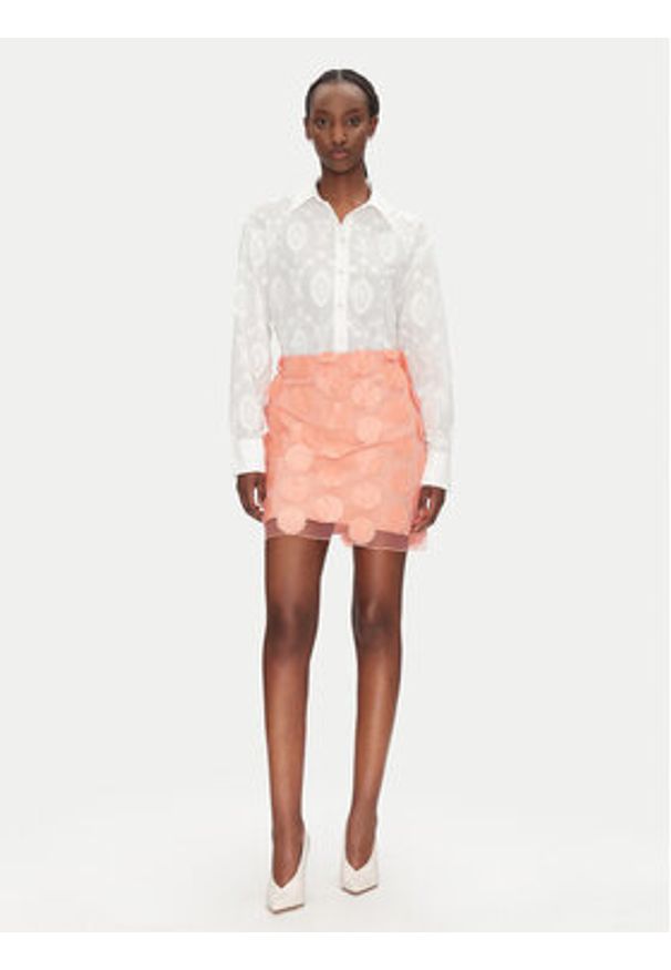 Bruuns Bazaar Koszula Feodory BBW4508 Biały Loose Fit. Kolor: biały. Materiał: bawełna