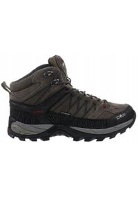 Buty trekkingowe dla mężczyzn CMP Rigel Mid. Zapięcie: sznurówki. Kolor: wielokolorowy, czarny, szary. Materiał: materiał, syntetyk. Szerokość cholewki: normalna