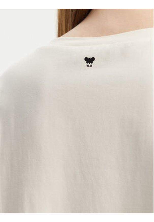 Weekend Max Mara T-Shirt Pampas 2515941082 Beżowy Relaxed Fit. Kolor: beżowy. Materiał: bawełna
