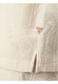 Guess Koszula F6GP05 KG362 Kremowy Regular Fit. Kolor: kremowy. Materiał: bawełna #3