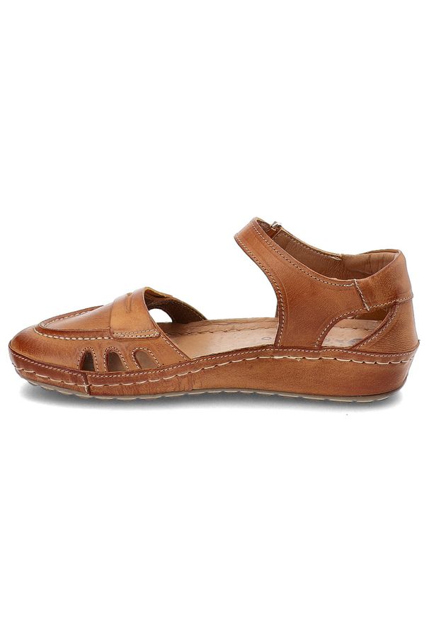 Brązowe Sandały Armodo Wygodne Obuwie Damskie. Okazja: na spacer, na co dzień. Kolor: brązowy. Sezon: lato. Styl: casual, boho